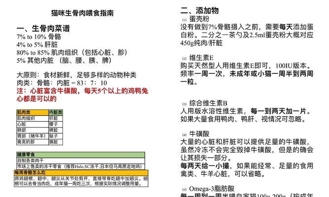 老年猫喂养指南（照顾老年猫的要点与技巧）