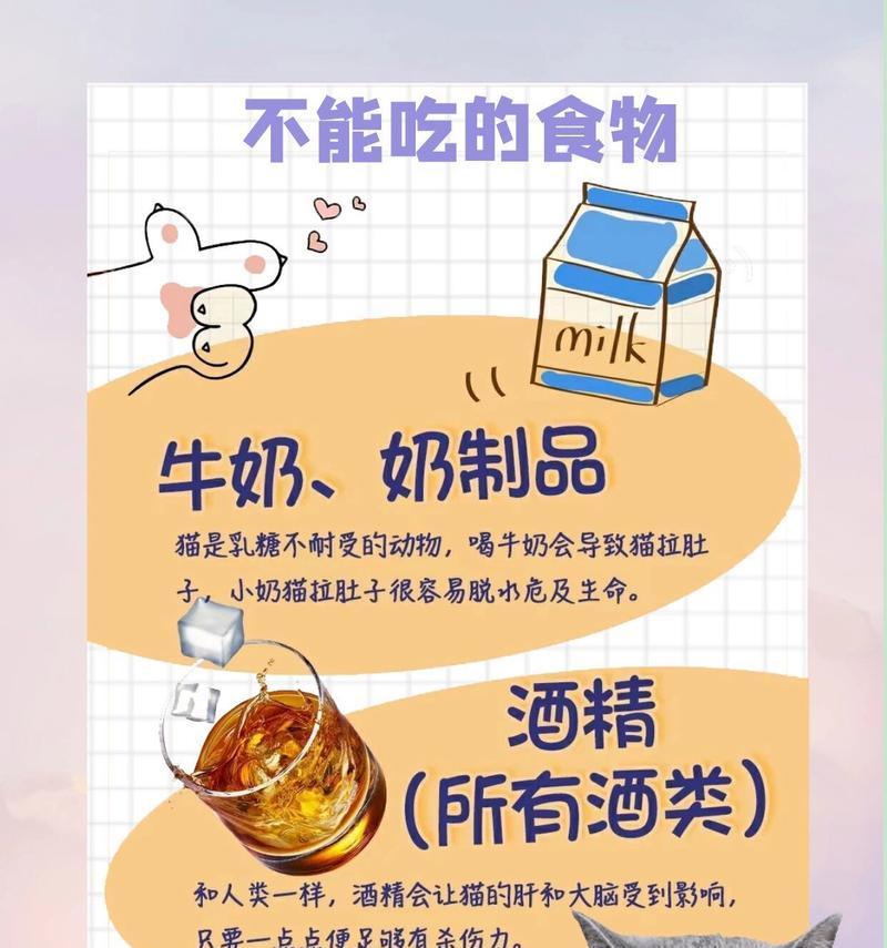 小猫不能吃的食物有哪些？（了解猫咪不能吃的食物，保护它们的健康）