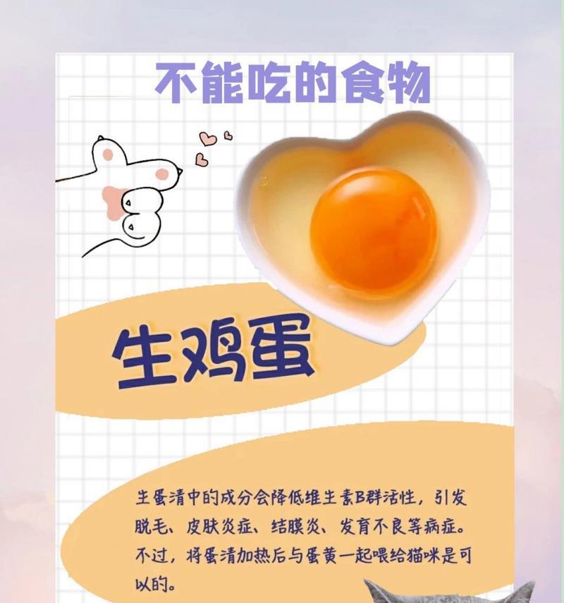 猫的饮食禁忌及食物安全指南（了解你的猫可以吃什么食物以及不能吃什么食物，保障它的健康）
