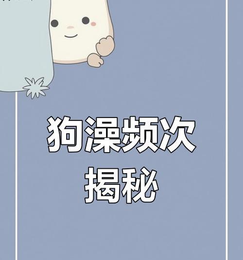 狗狗洗澡频率与注意事项（探讨狗狗洗澡的最佳频率以及正确的洗澡方法和注意事项）