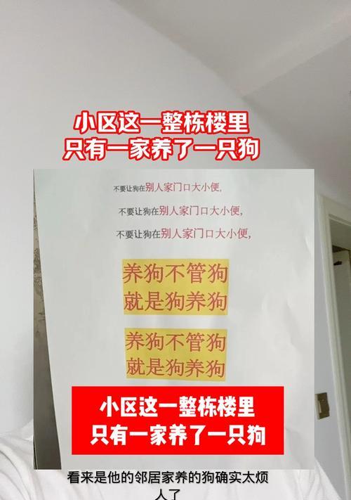 小区养犬宠物的利与弊（探讨小区养犬的正反两面影响及解决方案）